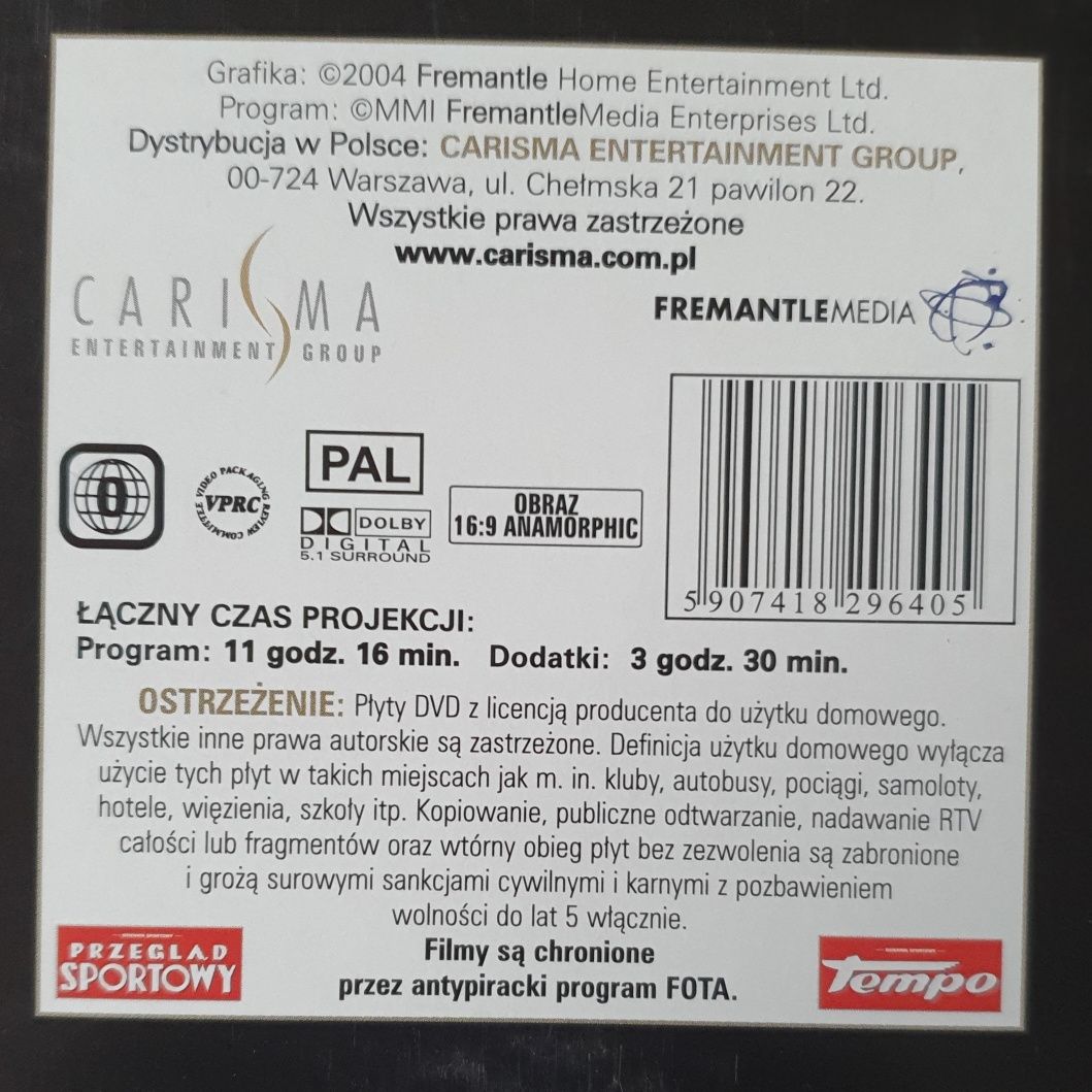 Historia futbolu 2004 r  7 płyt dvd