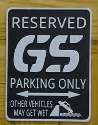 Placa de estacionamento GS