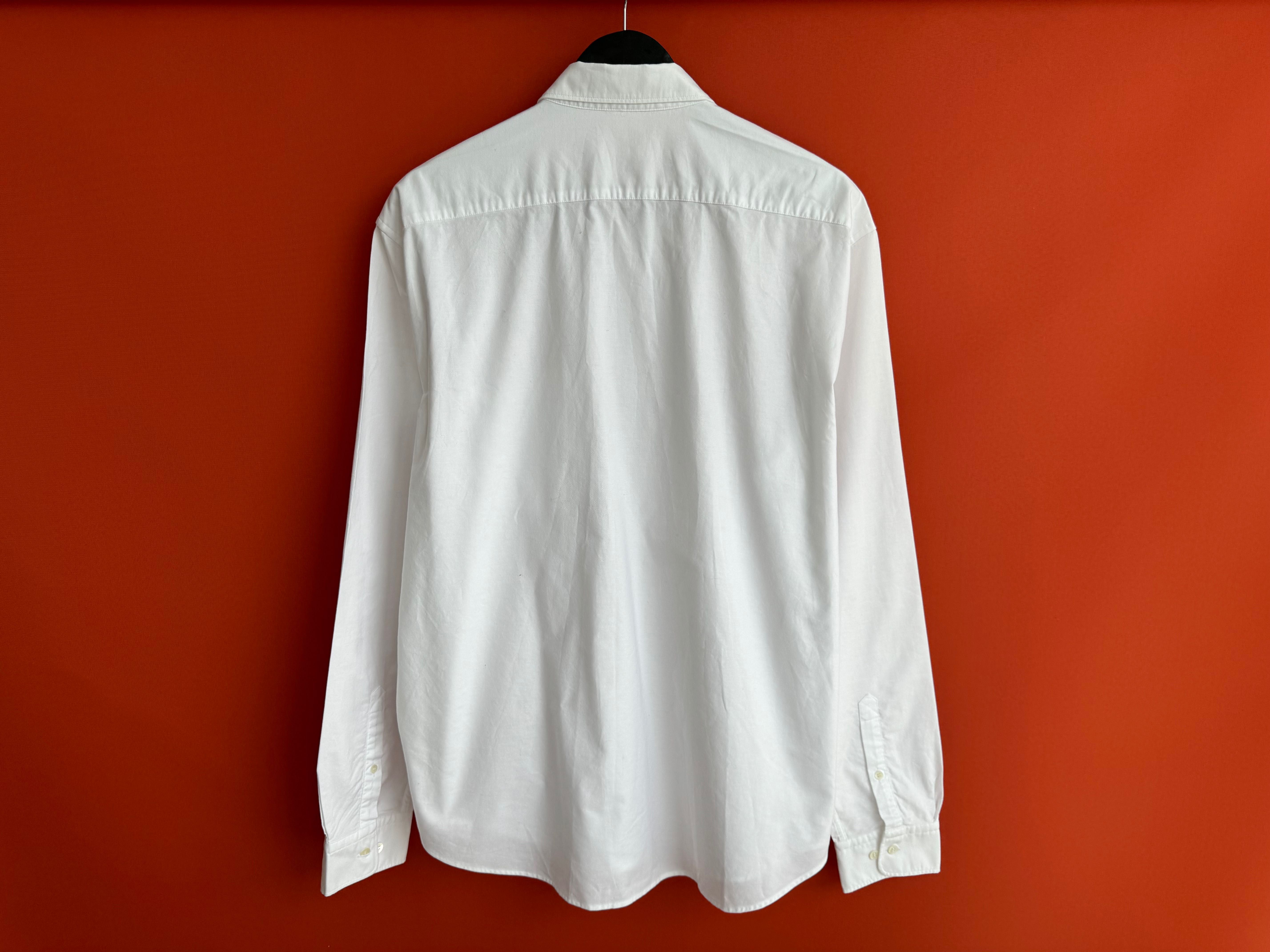 Arket оригинал мужская Белая рубашка сорочка размер 54 XL XXL Б У