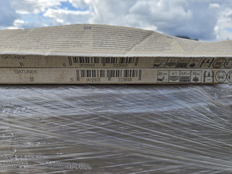 Gres płyty płytki tarasowe Stargres Stark White 90x90 20mm 2cm