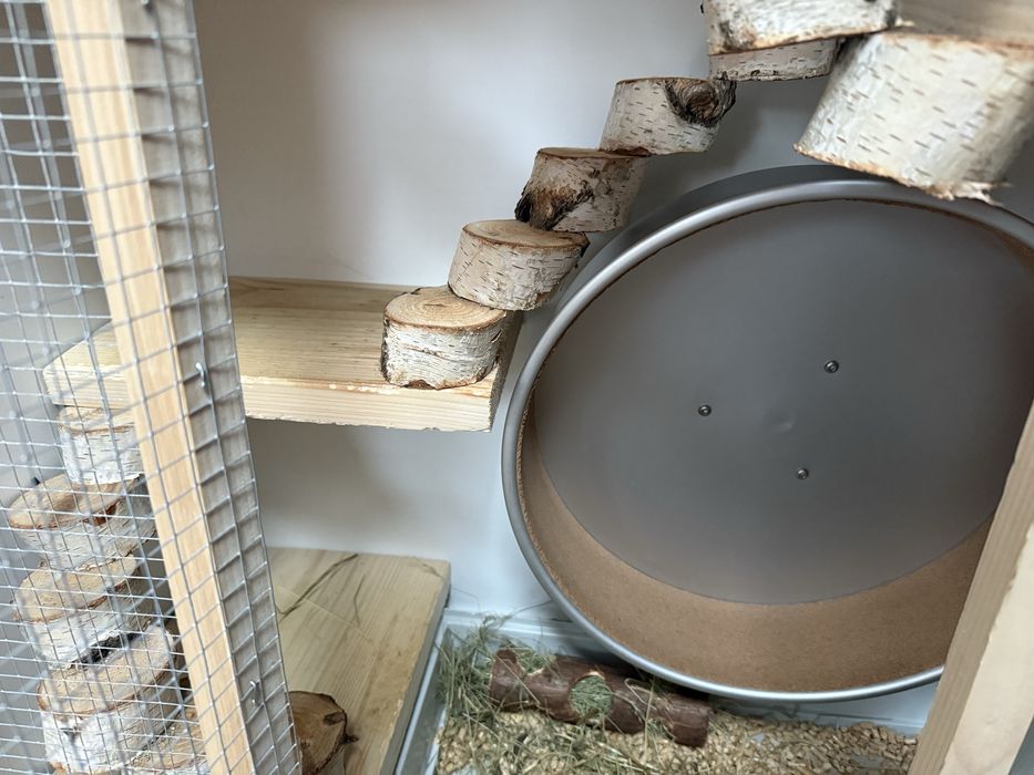 Woliera klatka dla szynszyla 100x80x40 komplet