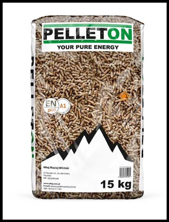 Certyfikowany Pelet Pellet Drzewny “Pelleton” A1 EN Plus