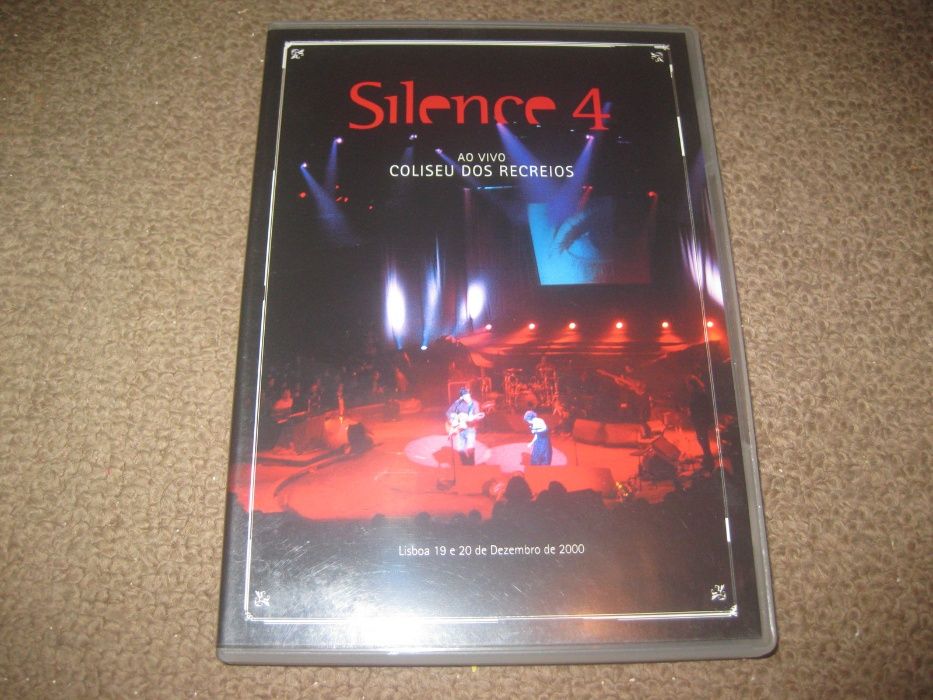 DVD Musical dos Silence 4 "Ao Vivo: Coliseu dos Recreios"