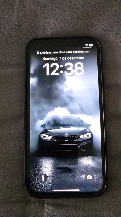 Telemóvel/Smartphone iPhone 12, 64 GB, preto, usado, bateria nova