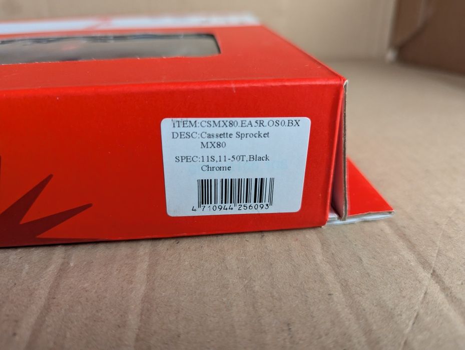 Kaseta SunRace CSMX80 | 11s | 11-50T | HG | 512g | czarna
