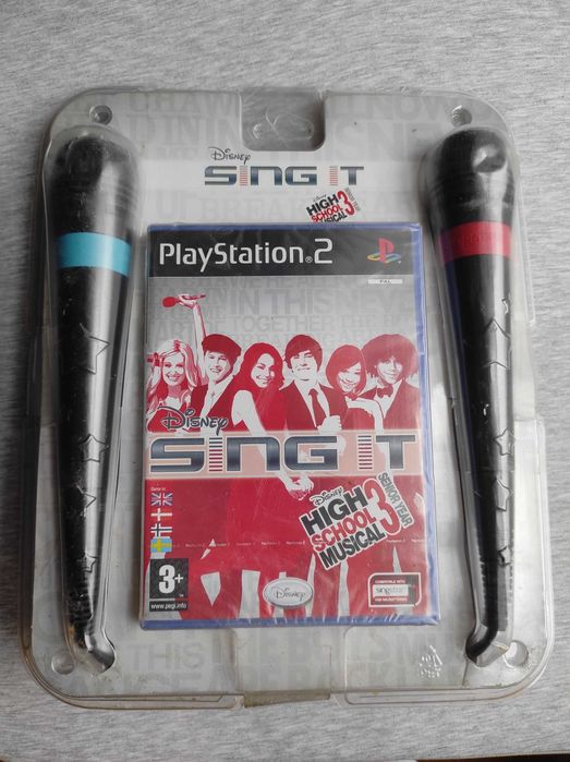 Nowa Disney Sing It High School Musical 3 + 2 Mikrofony SingStar
