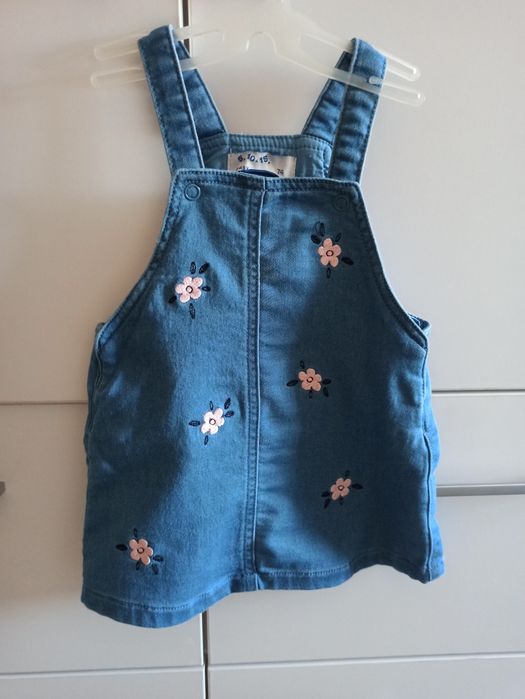 Jeansowa sukienka r.74