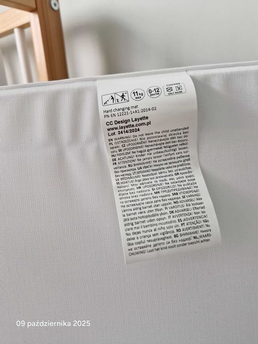 Przewijak na łóżeczko Layette 60x120 motyw leśny jak nowy!