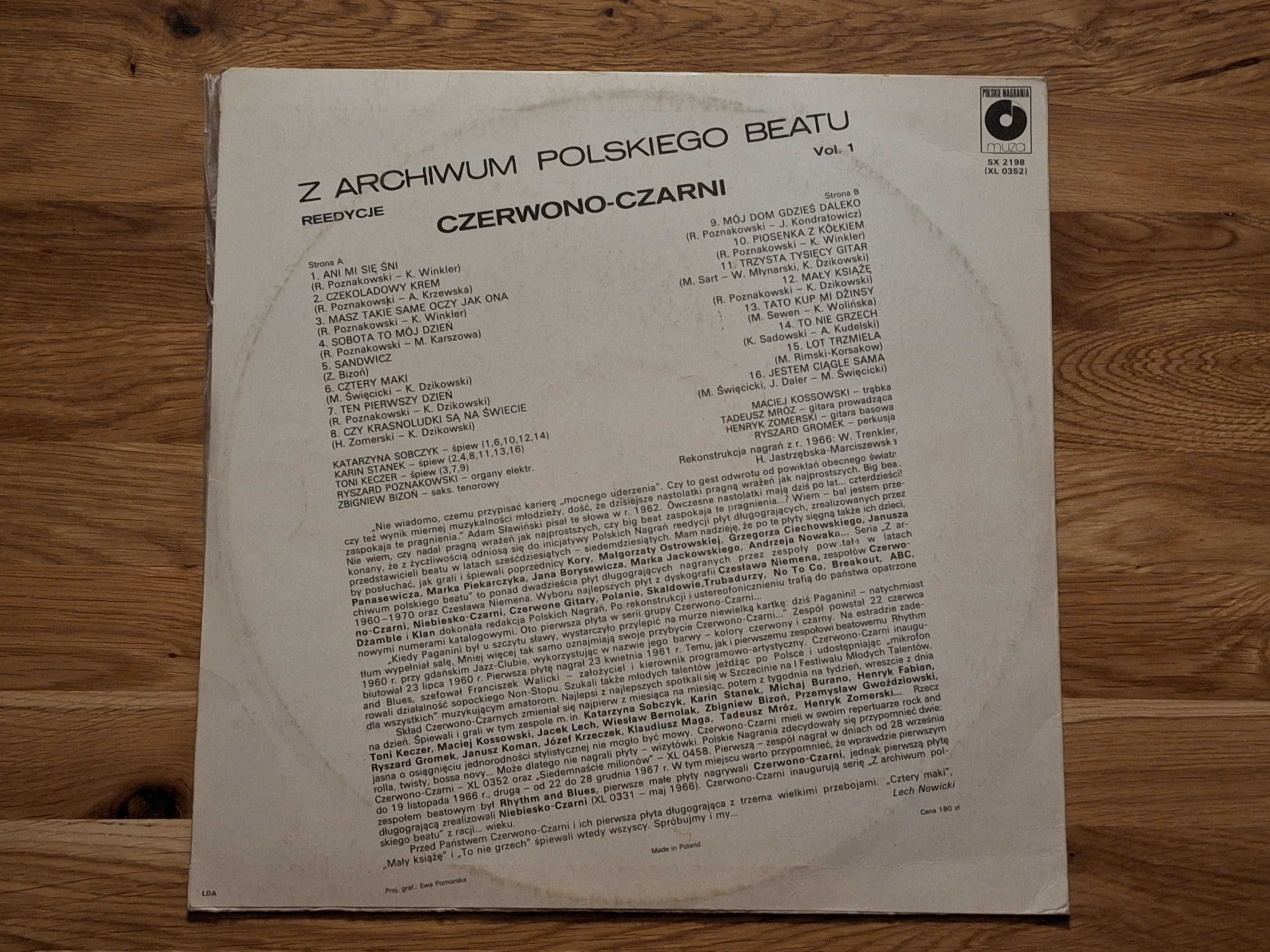 Czerwono - Czarni  Z Archiwum Polskiego Beatu vol.1