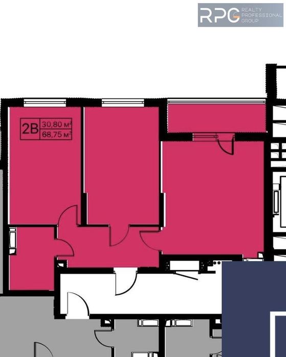 Продам видову 2к квартиру 70м2, ЖК Лебединий , 2 будинок