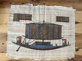 Papirus egipski statek większe niż a4