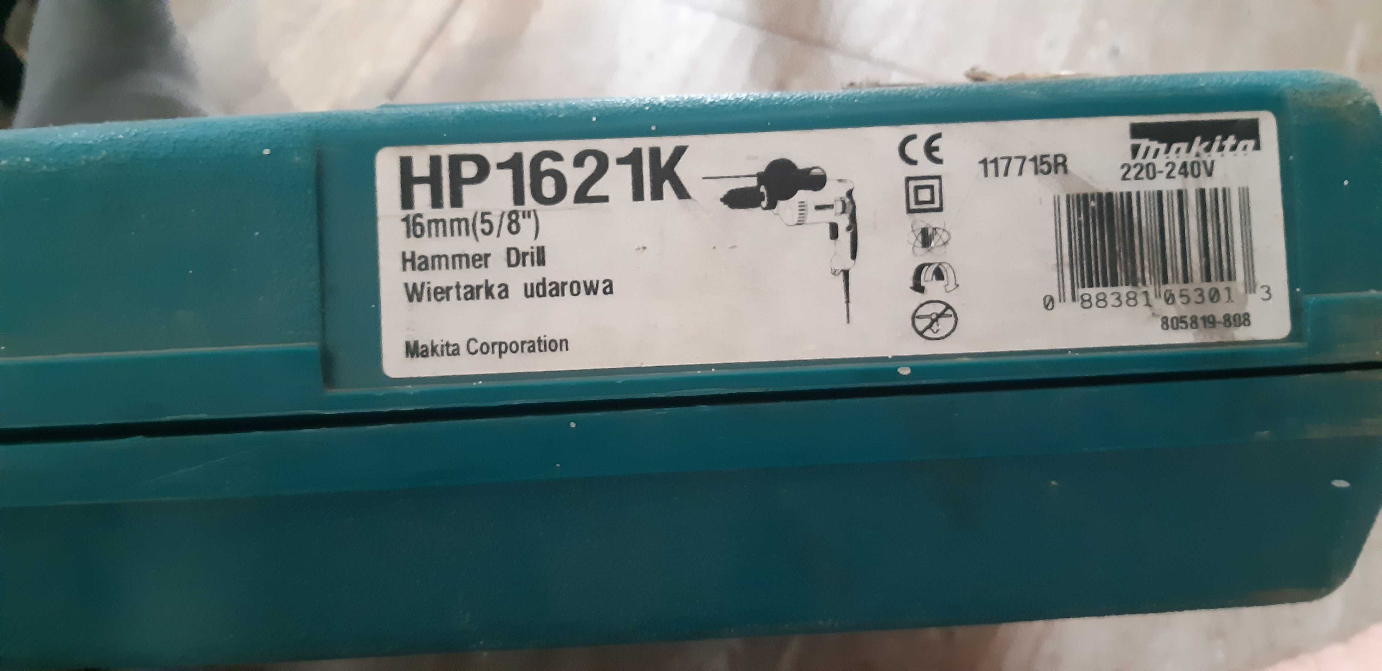 Wiertarka udarowa Makita HP1621K