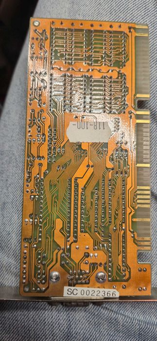 Karta graficzna ISA 16-bit VGA Oak Technology OTI077 512KB retro