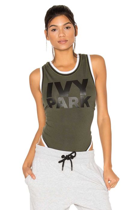 Дуже круте еротичне боді ivy park оливкового кольору,хакі XL (48-50рр)