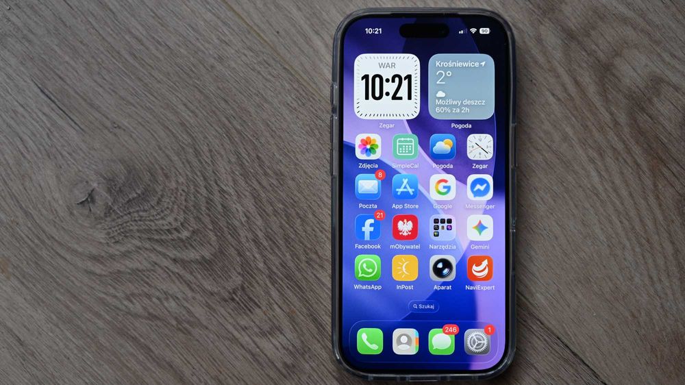 Iphon 17Pro 256 Gb - e-sim głębinowy błękit-tygodniowy