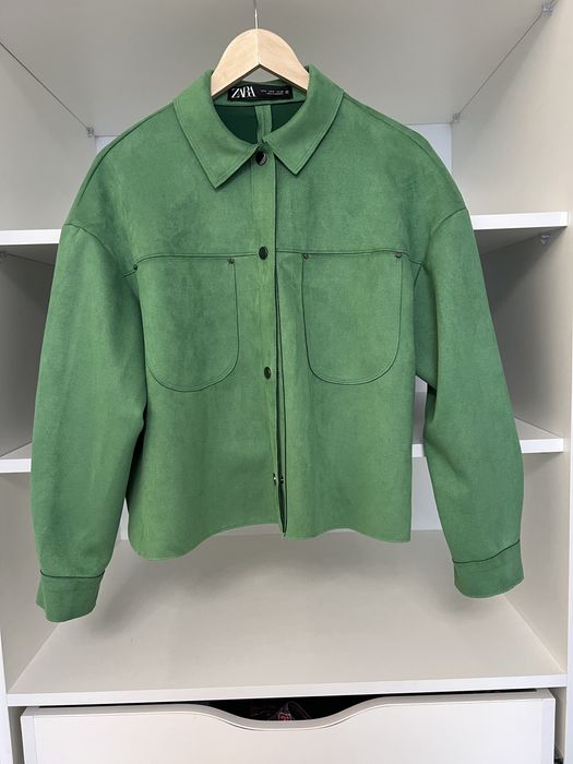 Нова жіноча куртка піджак замш zara S