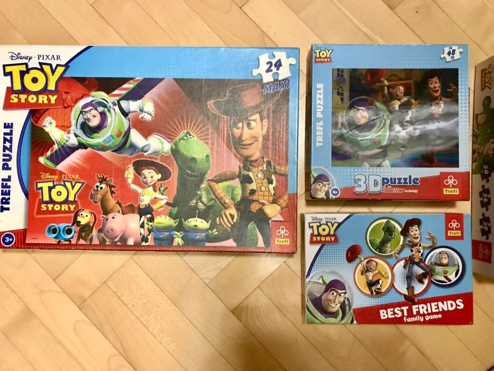 Zestaw Puzzle Disney Pixar „Toy story „ i gra „ Best friends”