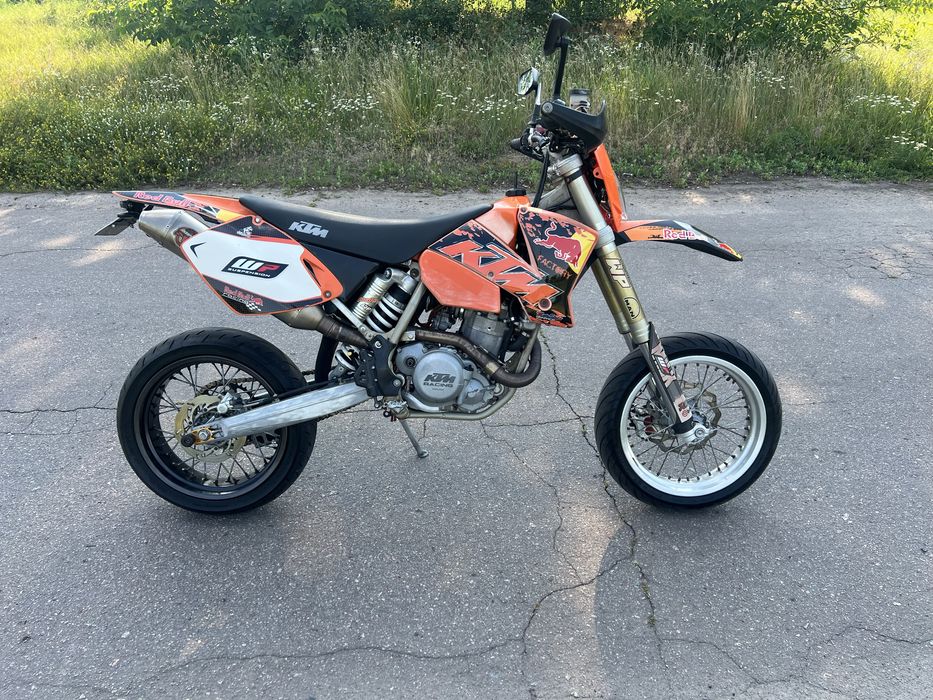 KTM 250 EXC F Racing Motard На доках Supermoto Akrapovic