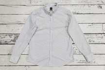 HUGO BOSS * slim fit * koszula * wzory * męska * L