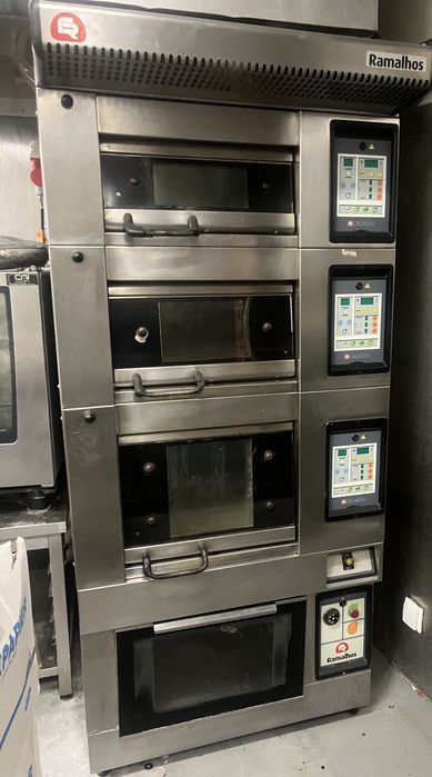 Forno de padaria Ramalhos completamente funcional com 3 niveis de 70cm