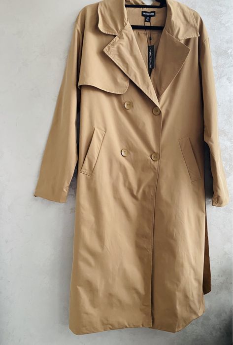 Тренч жіночий беж і молочний PLT, новий