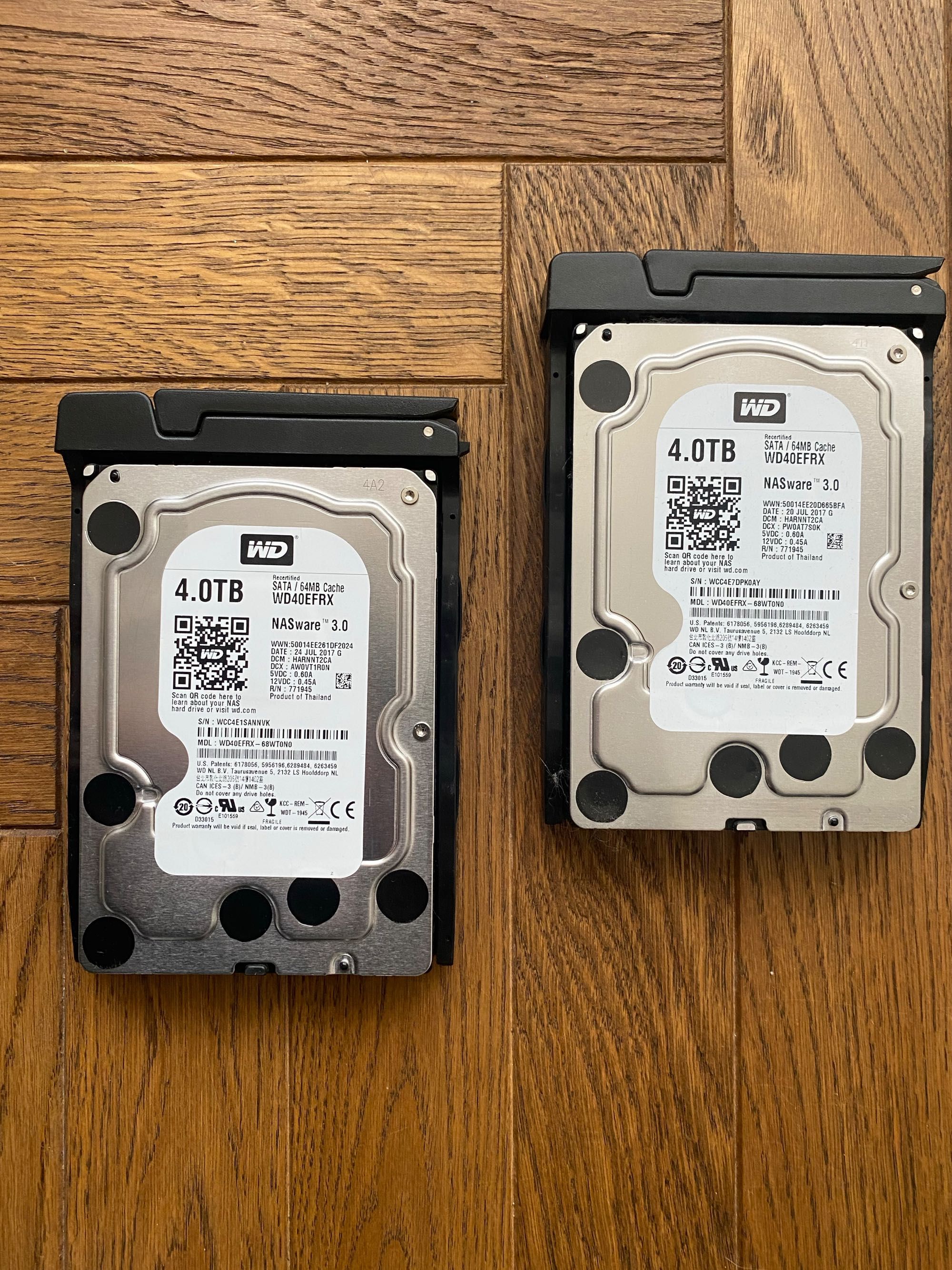 Serwer NAS QNAP TS-453 B mini + 2 x dysk WD Red, razem 8TB