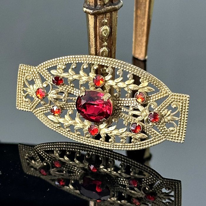 Pozłacana broszka z lat 60-tych – Stanley Hagler