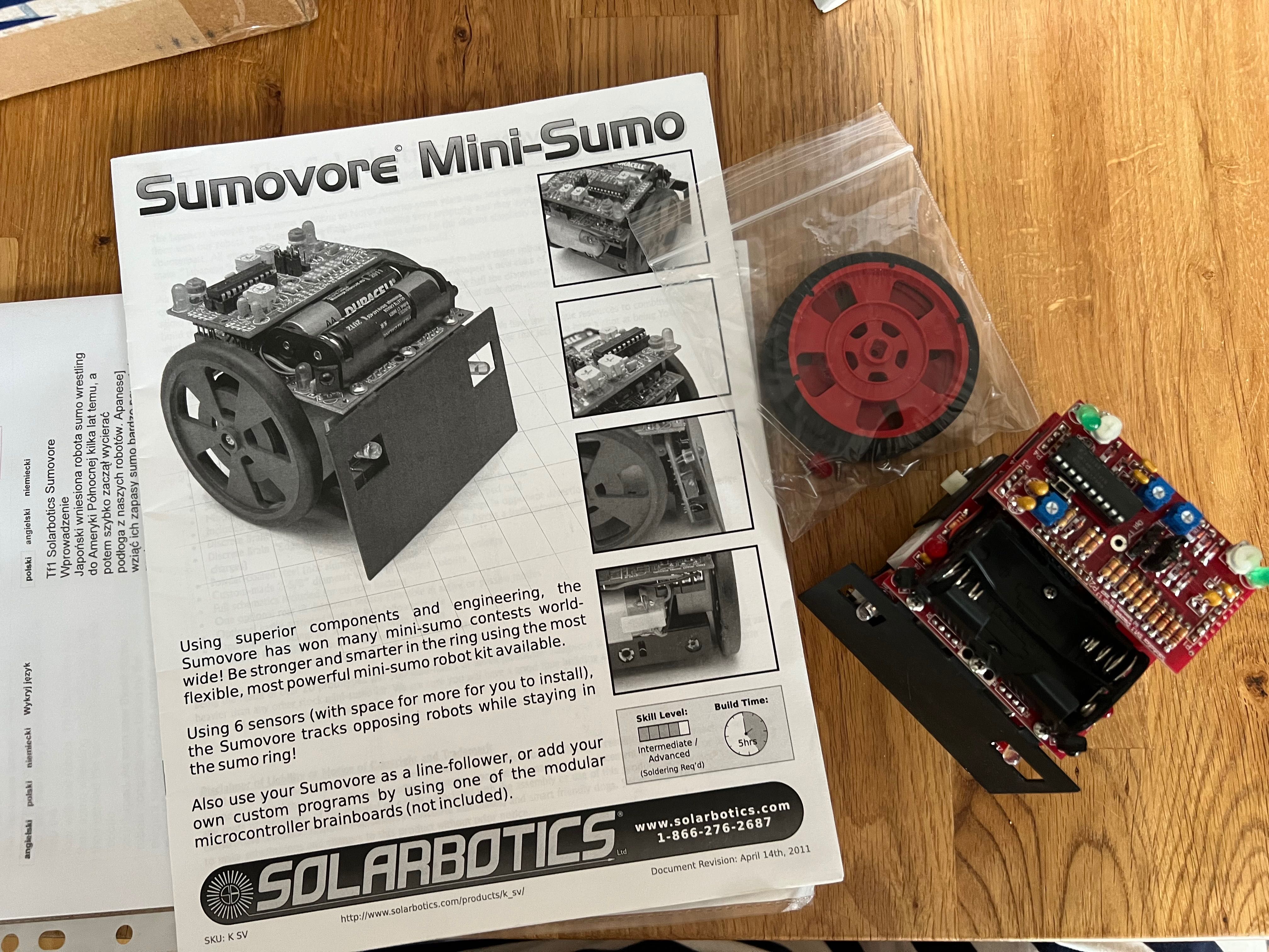 Solarbotics Sumovore Mini-Sumo