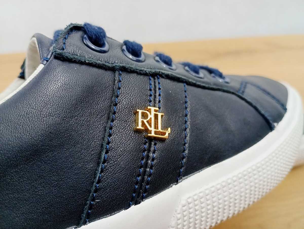 Sneakersy Ralph Lauren, Janson II, trampki, skóra, rozmiar 36,5
