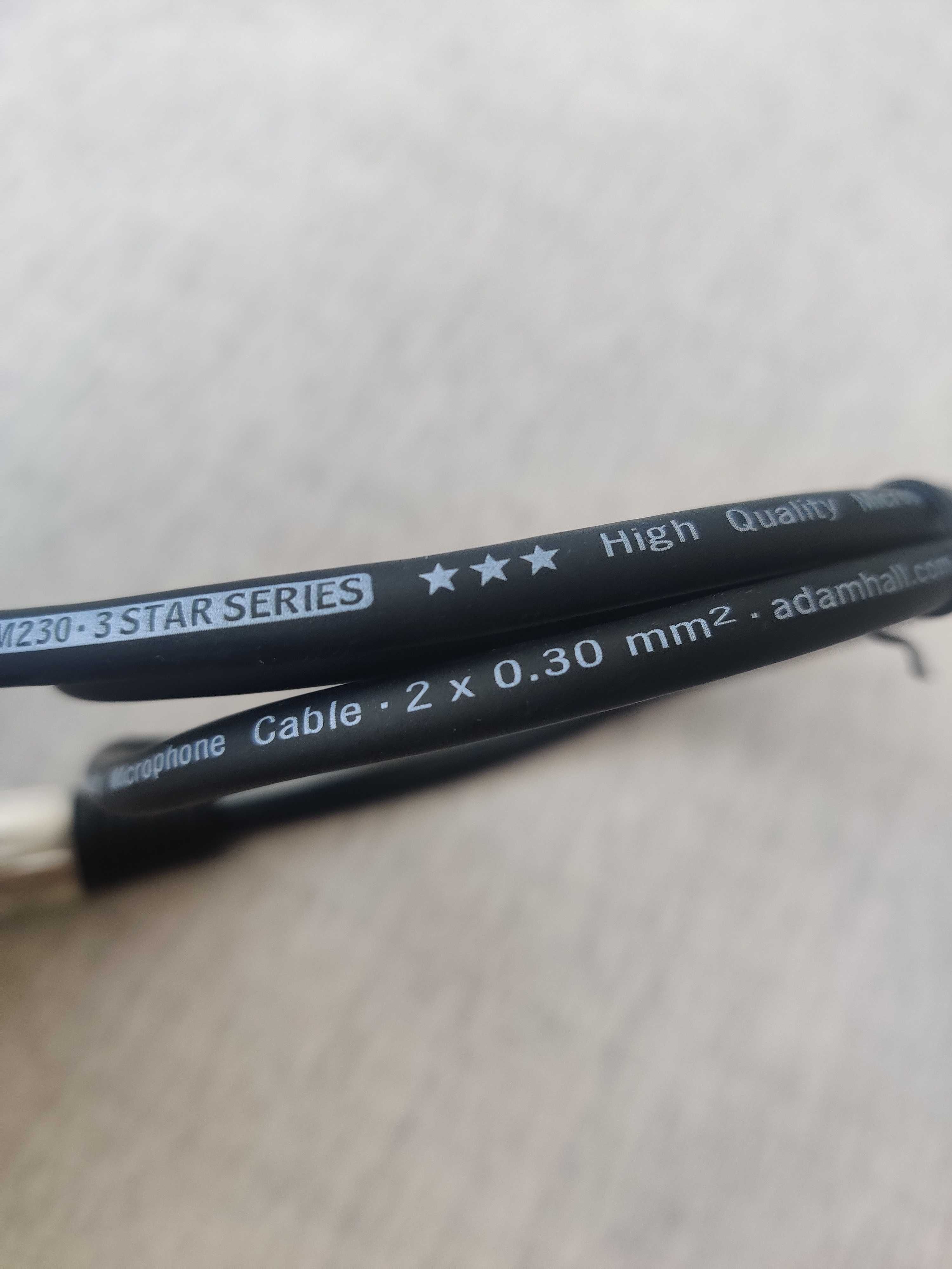 Kabel do mikrofonu Adam Hall K3M230 3 Star Series 2x0.30mm