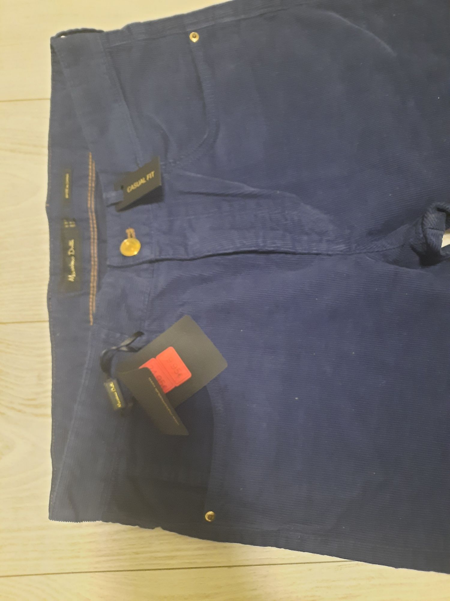 Sztruksy Spodnie meskie Massimo Dutti rozmiar 38