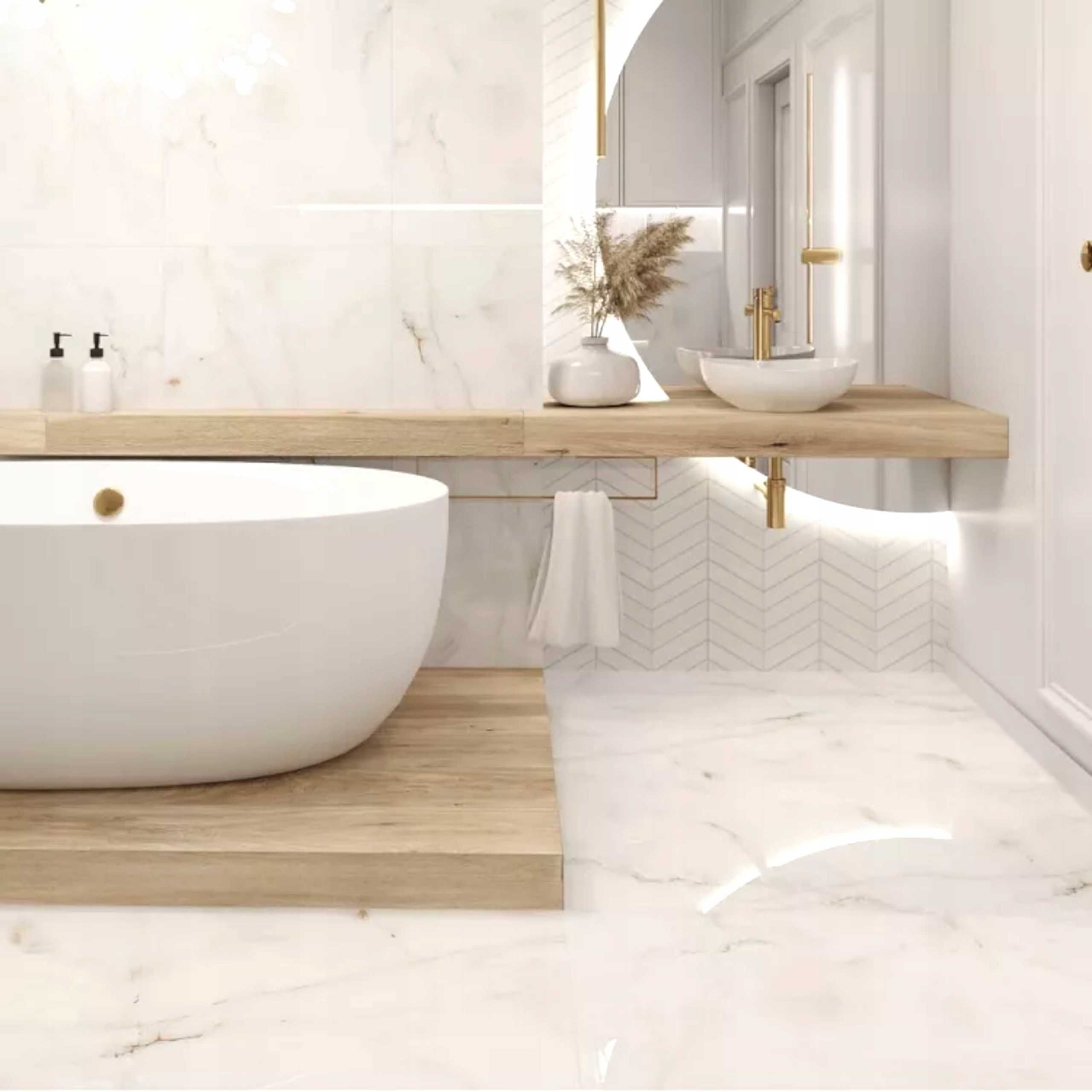Gres LOGAN SNOW 60x60 Polerowana