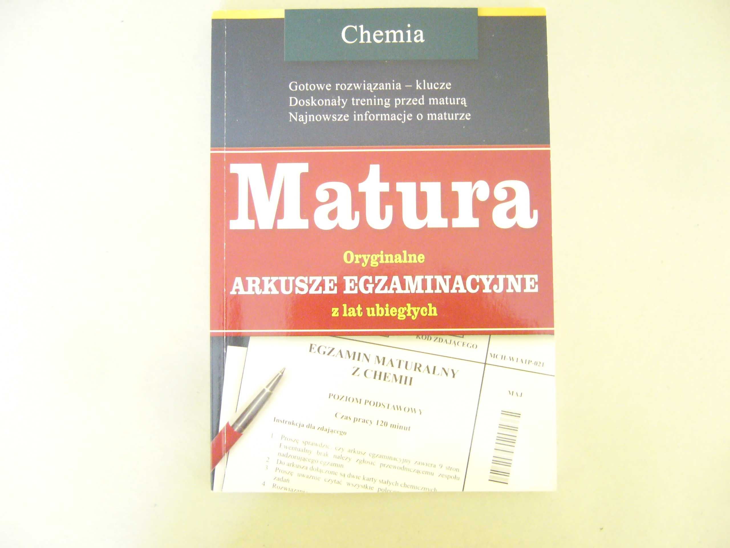 Chemia Matura arkusze egzaminacyjne z lat ubiegłych