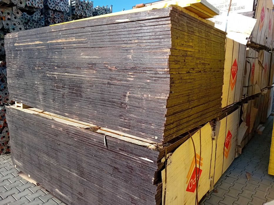 Sklejka budowlana, szalunki stropowe, podpora budowlana dźwigar korona