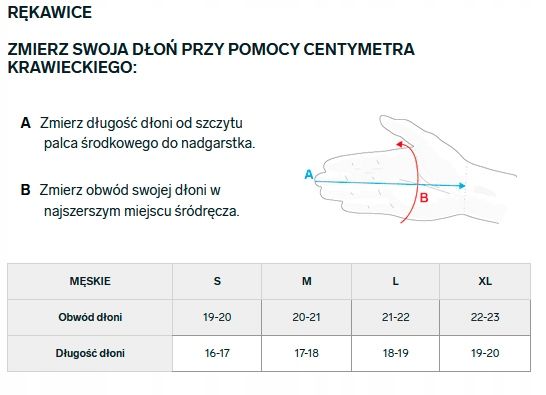 4f Męskie Rękawice Narciarskie Zimowe / rozm M