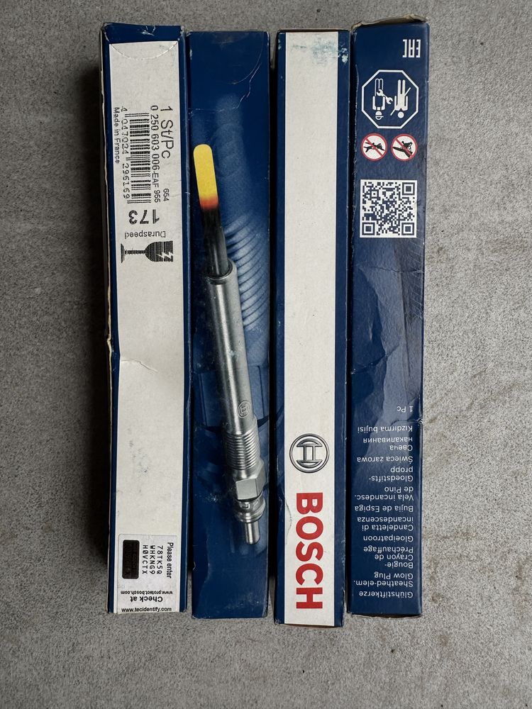 Świece zapłonowe Bosch BMW2.0D i 3.0D