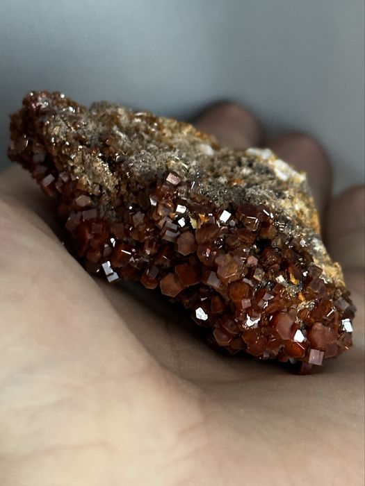 Kryształy wanadynitu - Maroko