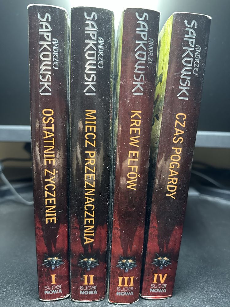 Andrzej Sapkowski - Wiedźmin tomy 1-4 Ostatnie życzenie - Czas pogardy