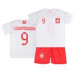 LEWANDOWSKI POLSKA 9 Komplet piłkarski rozm.158