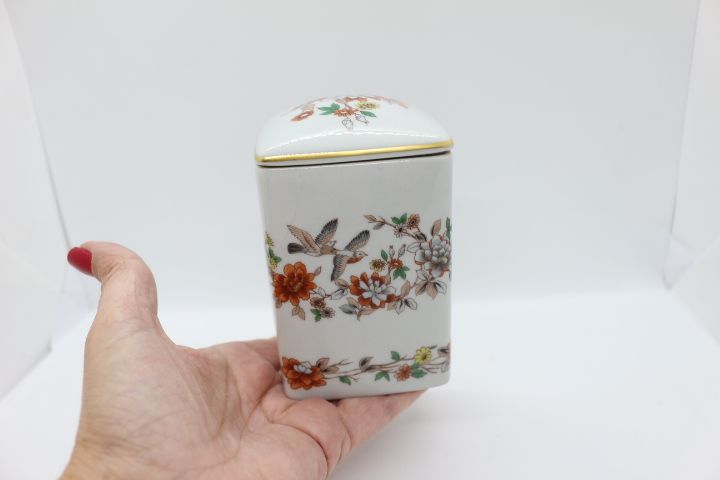 Caixa Oriental 11 cm Magnólia Vista Alegre 1992