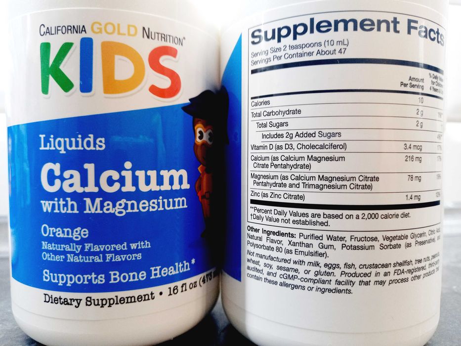 CGN, Childrens Liquids Calcium + Magnesium (473 мл), кальций для детей