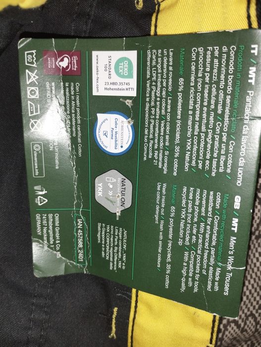 Рабочие штаны мужские новые темно синие