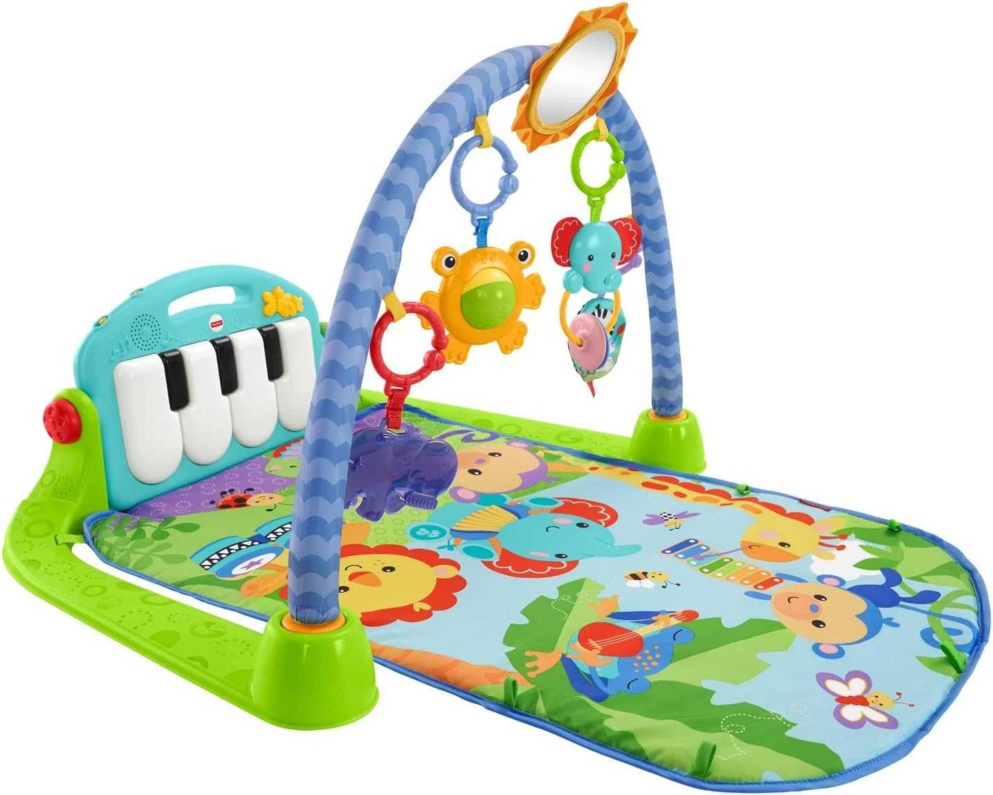 Fisher Price Mata Edukacyjna Gimnastyczna z Pianinkiem HBB73 0+m