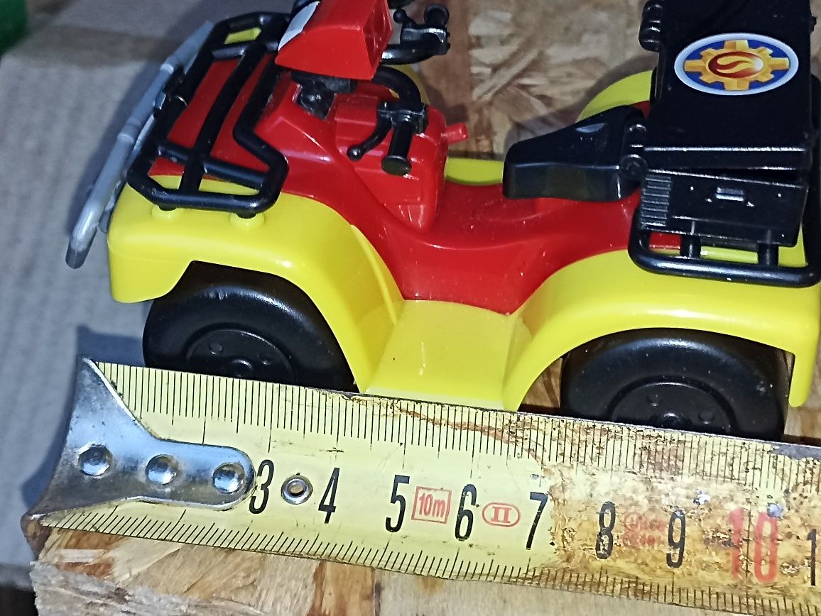 Zabawkowy Quad strażacki z bajki Strażak Sam