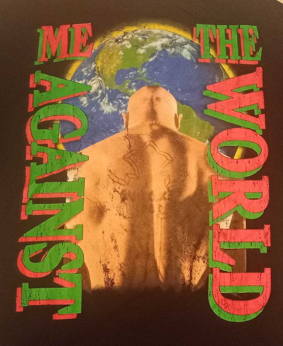 Tupac Forever Me Against The World Oversized T-shirt