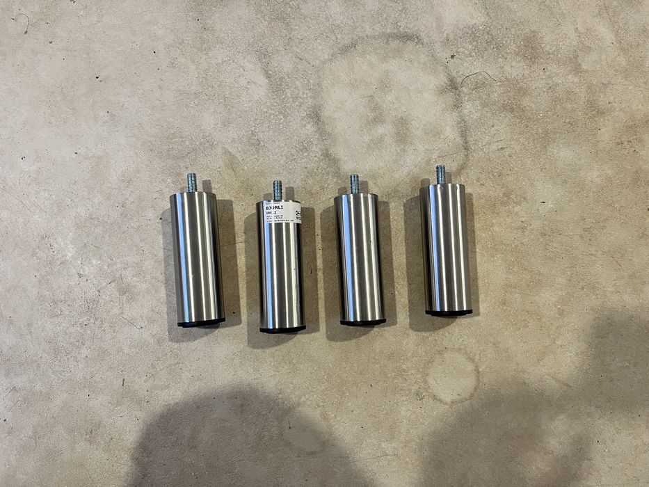 4 pés para sommier ikea - bjorli