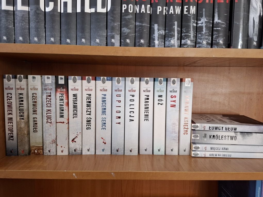 Jo Nesbo KOMPLET 18 książek Harry Holle i inne NOWE Człowiek nietoperz