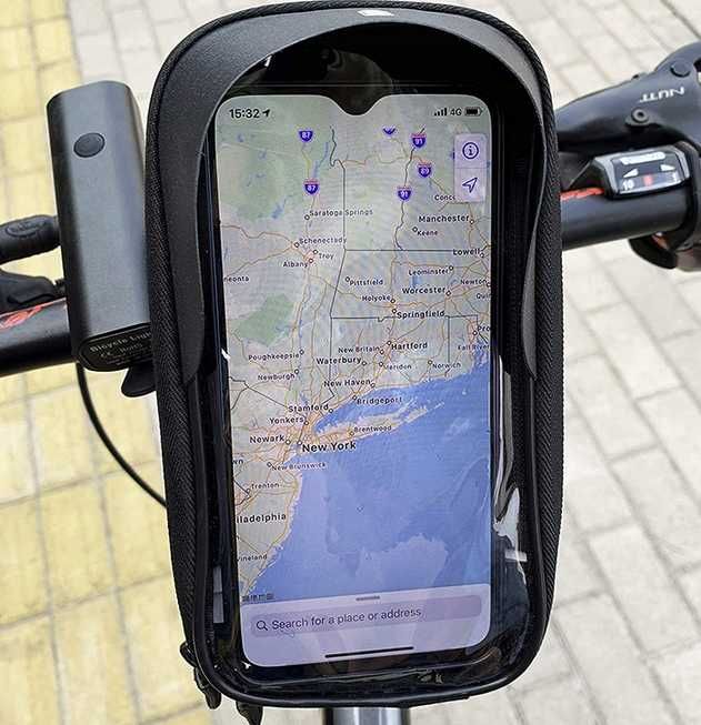 WODOODPORNA Sakwa Rowerowa NA Telefon Torba UCHWYT NA Kierownicę  ETUI