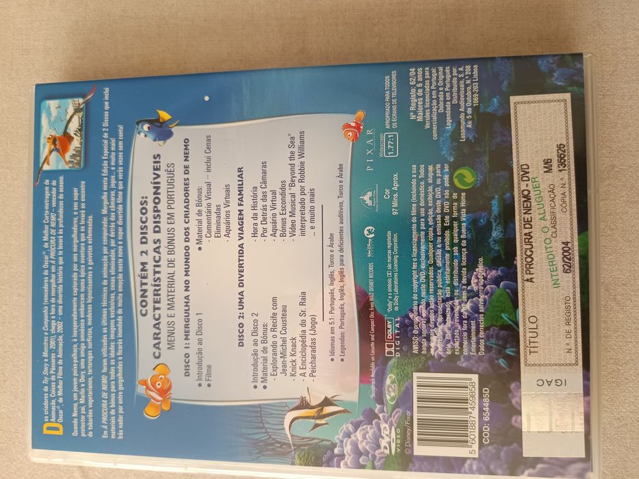 DVD collector's edition Finding Nemo64286925740417121