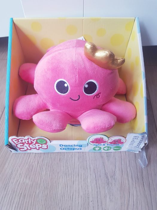 Zabawka jeżdżąca świecąca ośmiornica interaktywna  marki Early Steps